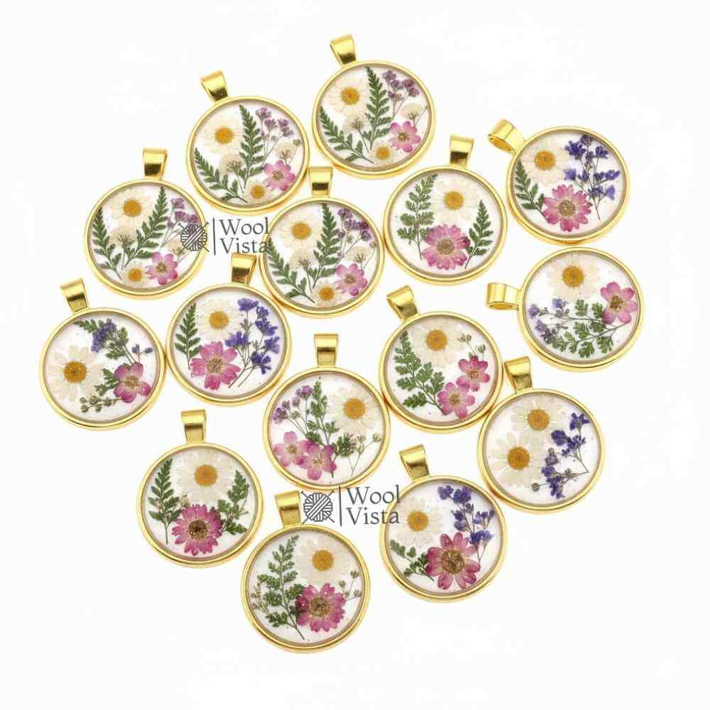 ZINC ALLOY ROUND BEZEL PENDANT TRAYS 25MM – BLANK CABOCHON SETTING BASE FOR DIY JEWELRY MAKING, CRAFTS & PHOTO JEWELRY