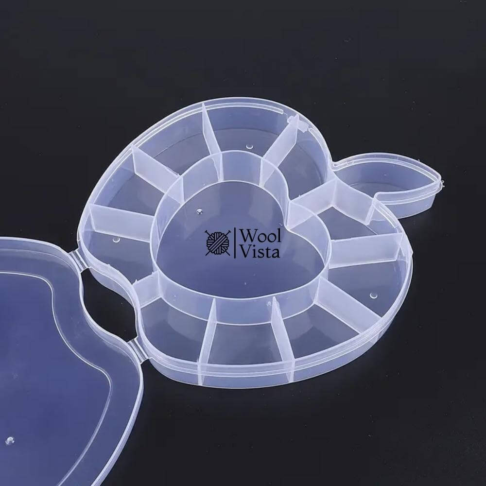 CLEAR PLASTIC STORAGE BOXES – MULTI-COMPARTMENT ORGANIZER FOR JEWELRY, BEADS & DIY CRAFTS