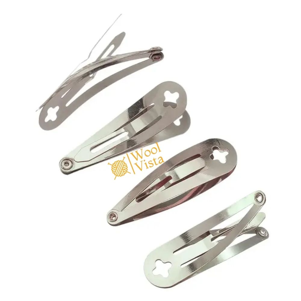 SILVER CLASSIC METAL BB HAIR CLIPS 10PCS – STYLISH BANGS CLIPS FOR WOMEN, DIY HAIR ACCESSORIES FOR DAILY WEAR & CRAFTING