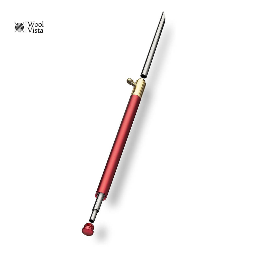 PUNCH NEEDLE SET WITH 3 NEEDLES AND NEEDLE THREADER