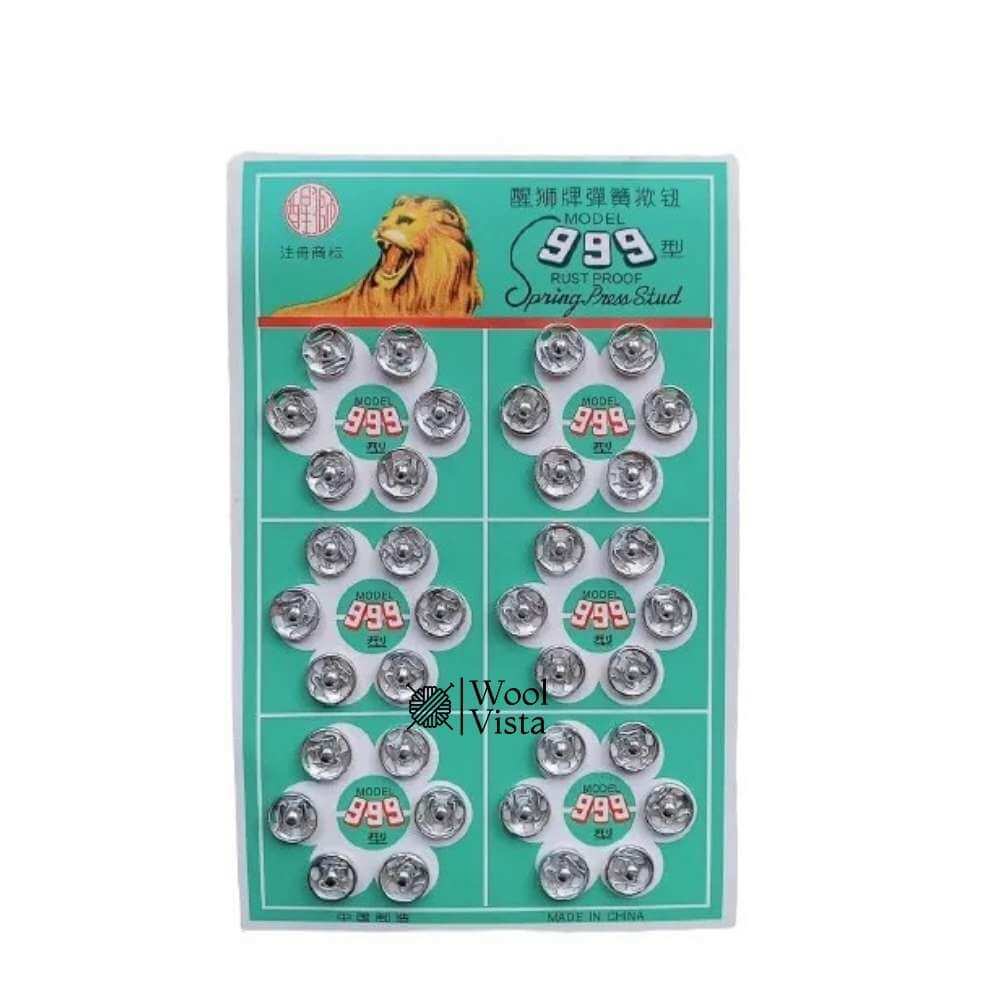 METAL BRASS TICH BUTTONS – DURABLE SEW-ON SNAP FASTENERS