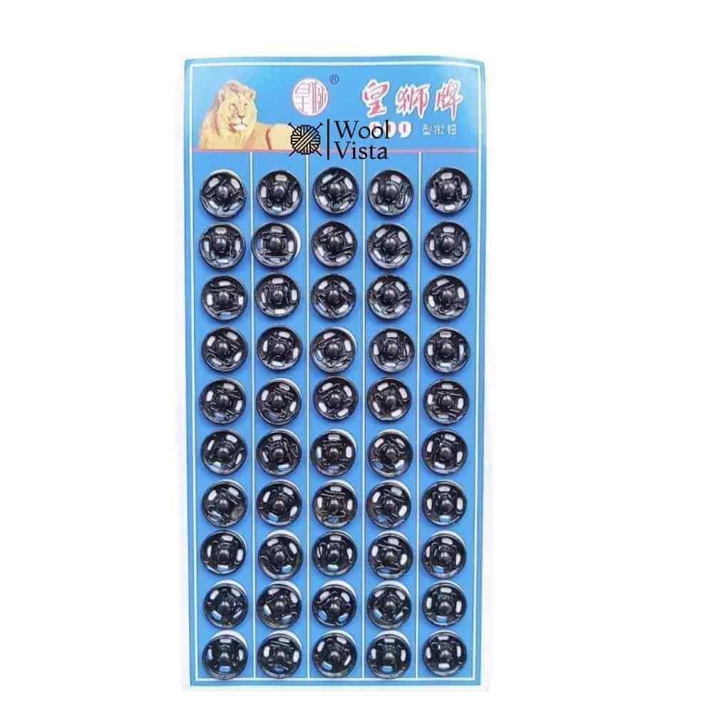METAL BRASS TICH BUTTONS – DURABLE SEW-ON SNAP FASTENERS