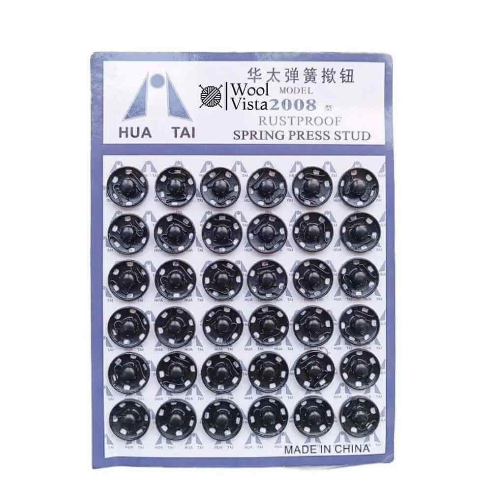 METAL BRASS TICH BUTTONS – DURABLE SEW-ON SNAP FASTENERS