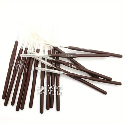 RUBBER CROCHET HOOK SET - (PACK OF 16)