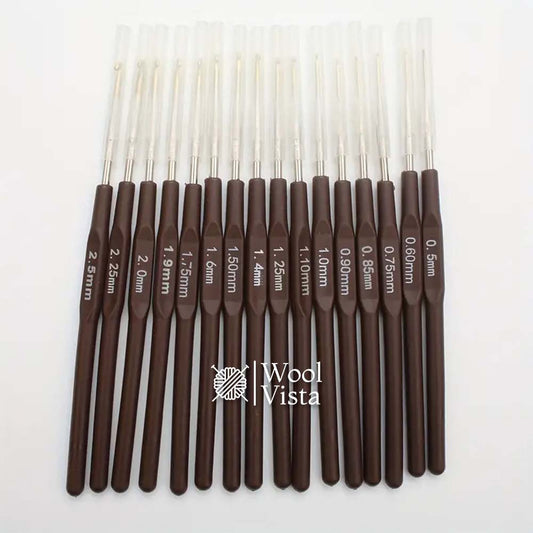 RUBBER CROCHET HOOK SET - (PACK OF 16)