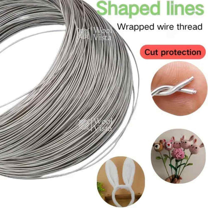 16 GAUGE THICK ROUND CRAFT WIRE – 2 METERS STURDY FLEXIBLE WIRE FOR DIY JEWELRY MAKING, BRAIDING, CROCHET, KNITTING, ARM CUFFS, HAT & BASKET CRAFTS