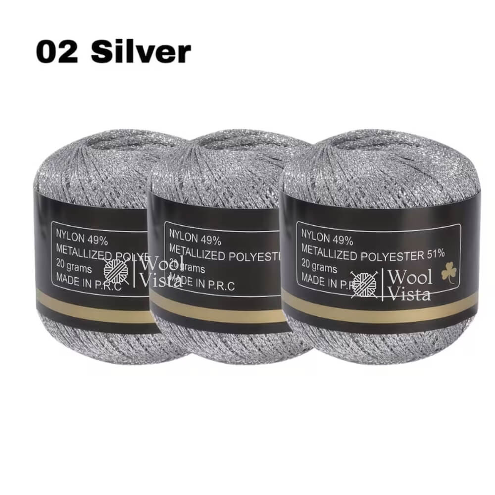 HAND-WOVEN CROCHET THREAD 1MM – 120M/394FT SHIMMERING NYLON BLEND YARN FOR DIY CRAFTS, HANDMADE BAGS, HATS, JEWELRY & HOLIDAY DECOR