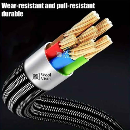 240W USB TO TYPE-C FAST CHARGING CABLE WITH LED DISPLAY (100CM) – HIGH SPEED DATA & POWER CABLE