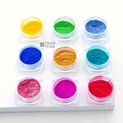 24PCS PEARLESCENT MICA POWDER SET – VIBRANT MINERAL PIGMENTS FOR EPOXY RESIN, CANDLES & JEWELRY MAKING