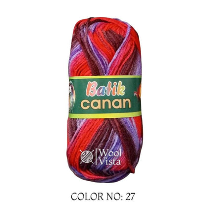 BATIK CANAN - MULTICOLOR YARN BALL