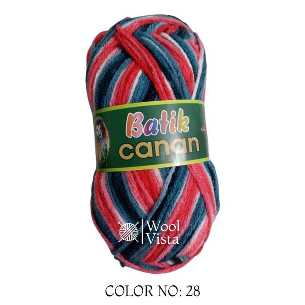 BATIK CANAN - MULTICOLOR YARN BALL