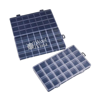 28/20 GRID TRANSPARENT PLASTIC STORAGE BOX