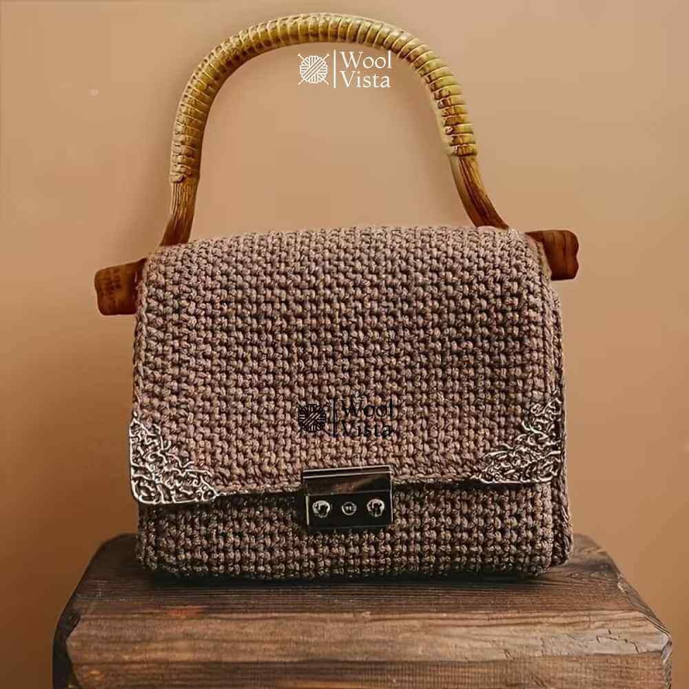 2PCS VINTAGE FAUX BAMBOO U-SHAPED BAG HANDLES – PLASTIC WALLET & CROCHET BAG FRAMES FOR DIY HANDMADE PROJECTS