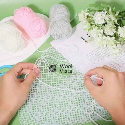 PLASTIC CANVAS MESH SHEETS FOR BAGS AND DIY ACCESSORIES