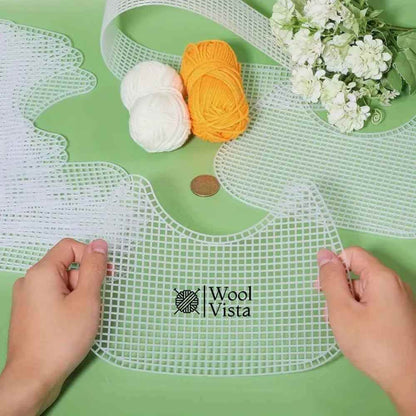 PLASTIC CANVAS MESH SHEETS FOR BAGS AND DIY ACCESSORIES