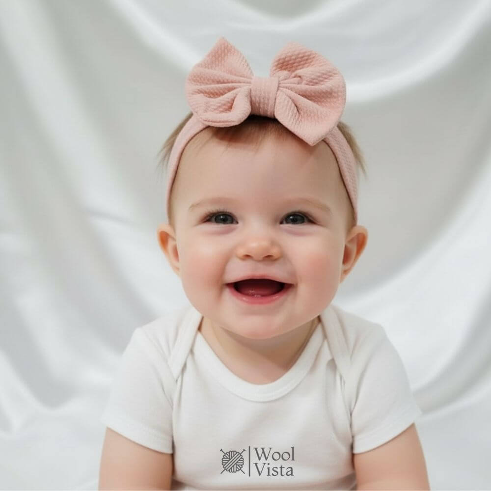 2PCS SOFT ELASTIC BOWKNOT HAIRBANDS – COLORFUL HEADBANDS FOR KIDS & TODDLERS, CUTE GIFT ACCESSORY