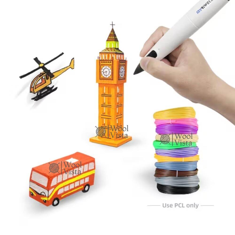 3D ART PRINTING PEN – NEW UPGRADED TYPE-C USB PLUG-IN, NO BATTERY, PERFECT FOR DIY 3D ART, GRAFFITI & CREATIVE PROJECTS