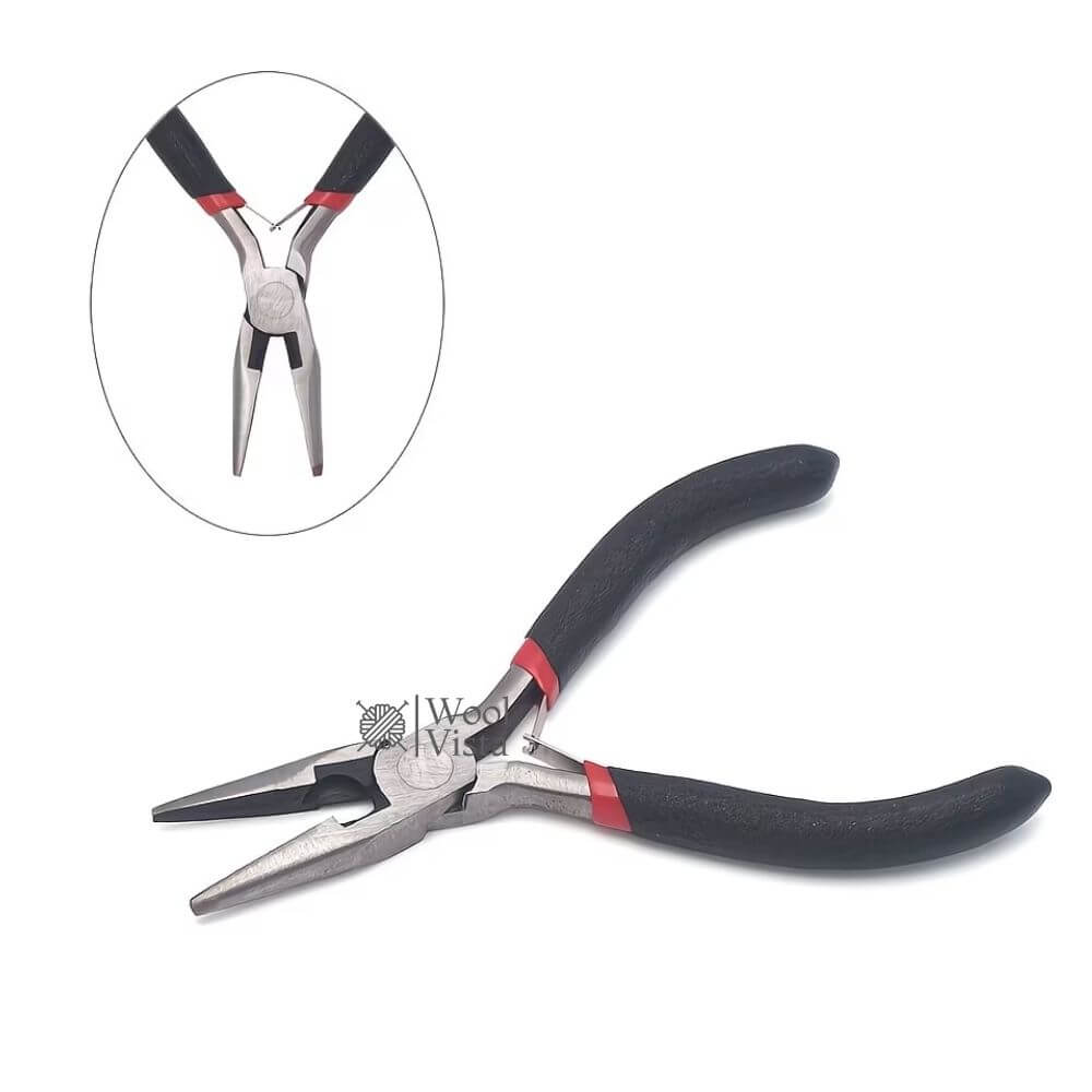 3PCS PROFESSIONAL JEWELRY PLIERS SET – HEAVY-DUTY IRON TOOL KIT WITH NEEDLE NOSE, ROUND NOSE & DIAGONAL CUT PLIERS FOR DIY JEWELRY MAKING, BEADING & WIRE CRAFTING