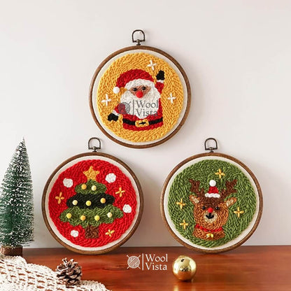 EMBROIDERY HOOPS SET 4–8 INCH – CIRCLE CROSS STITCH HOOPS, MINI & LARGE EMBROIDERY FRAMES FOR DIY SEWING, NEEDLEWORK & CRAFTS