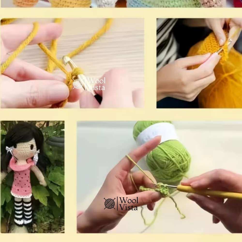 COMPLETE KNITTING & CROCHET TOOL SET WITH PORTABLE STORAGE BAG – DIY NEEDLE & THREAD KIT (67PCS)
