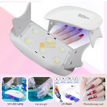 6W UV LED LAMP – CURING LIGHT FOR RESIN, EPOXY, AND JEWELRY MAKING CRAFTS
