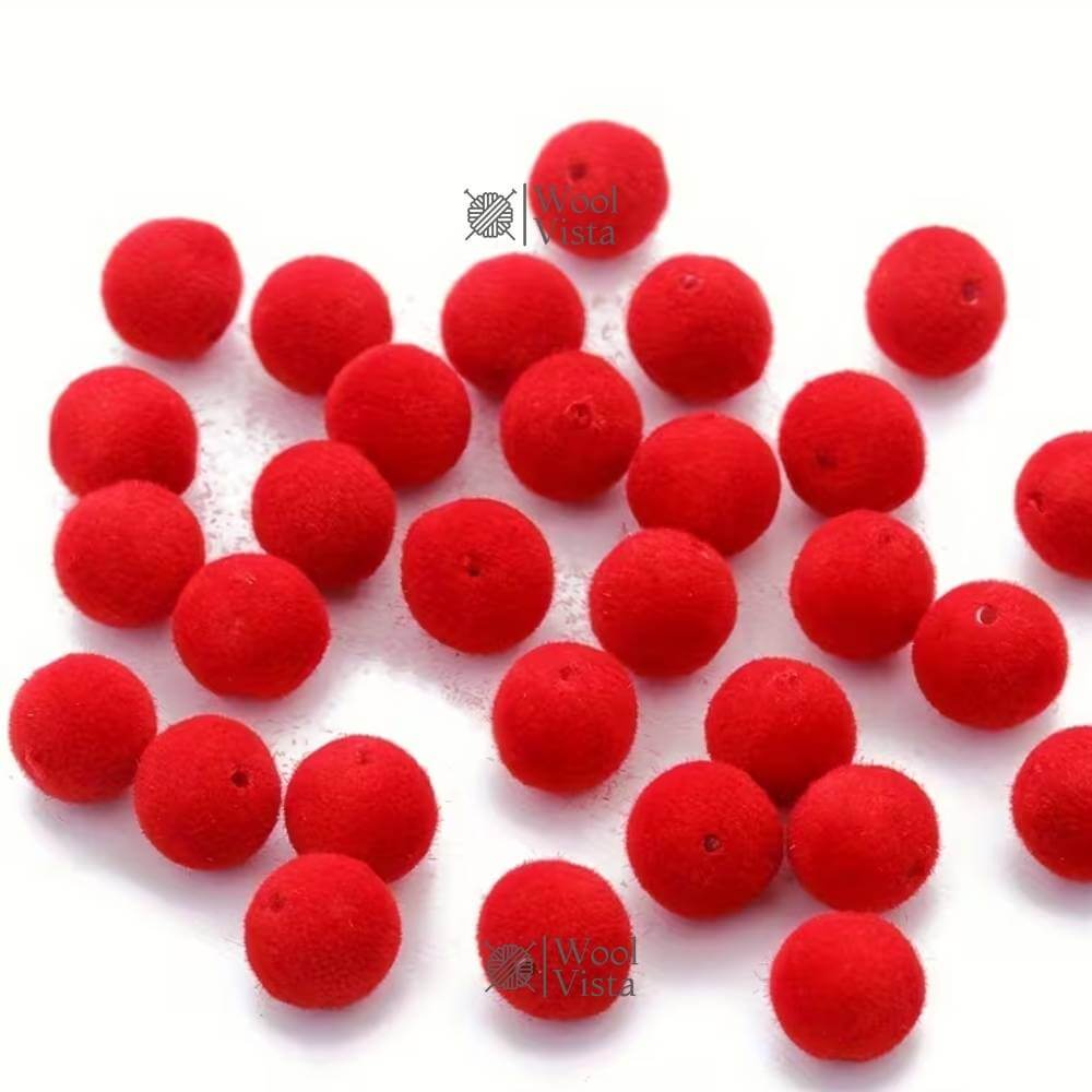 8MM & 10MM VELVET BEADS – DIY ASSORTED CRAFT BEAD SET (0.5 KG) FOR BAG MAKING, JEWELRY MAKING & DECORATIONS