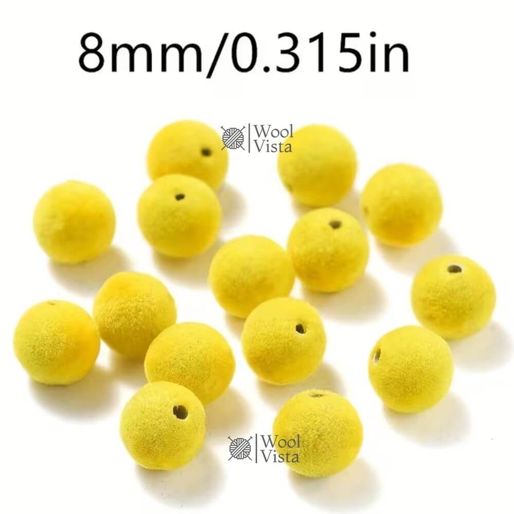 8MM & 10MM VELVET BEADS – DIY ASSORTED CRAFT BEAD SET (0.5 KG) FOR BAG MAKING, JEWELRY MAKING & DECORATIONS