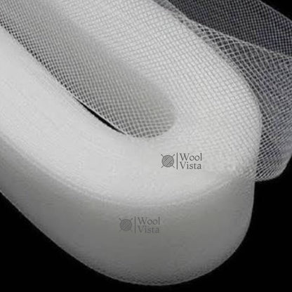 CAN CAN PATTI TRIM ROLL | 1″, 2″ & 3″ WIDE FABRIC LACE FOR DRESS MAKING, SHALWAR KAMEEZ, FROCKS, GOWNS, SAREES, CLOTHING EMBELLISHMENT, SEWING & DIY CRAFTS (25 METERS)