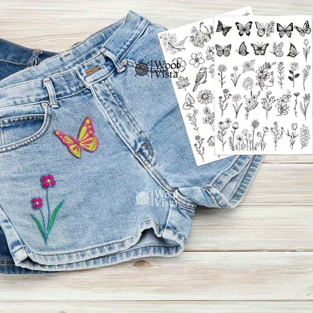A4 STICKY WATER SOLUBLE EMBROIDERY STABILIZER PAPER – SELF-ADHESIVE WASH AWAY EMBROIDERY TRANSFER SHEETS
