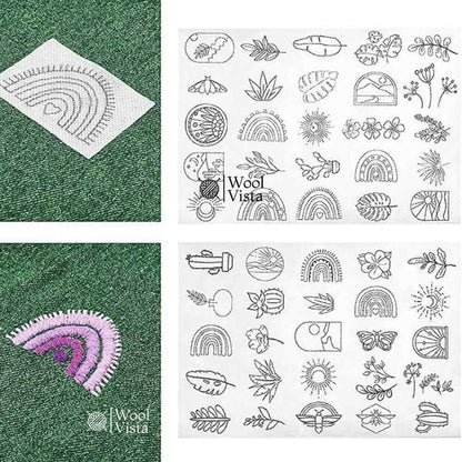 A4 STICKY WATER SOLUBLE EMBROIDERY STABILIZER PAPER – SELF-ADHESIVE WASH AWAY EMBROIDERY TRANSFER SHEETS