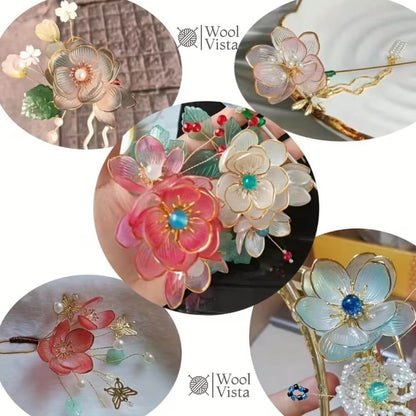 ACRYLIC FLOWER & BOWTIE BEAD MIX – DIY JEWELRY & CRAFT SUPPLIES