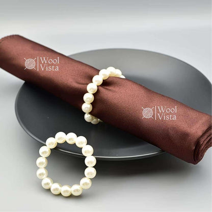 ACRYLIC PEARL-LIKE ROUND RINGS – 10PCS 38MM BAROQUE STYLE RINGS FOR PHONE CASE DECOR, RESIN ART, JEWELRY MAKING & DIY CRAFTS