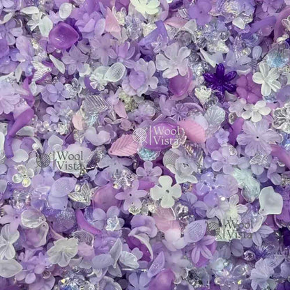 ACRYLIC FLOWER & BOWTIE BEAD MIX – DIY JEWELRY & CRAFT SUPPLIES