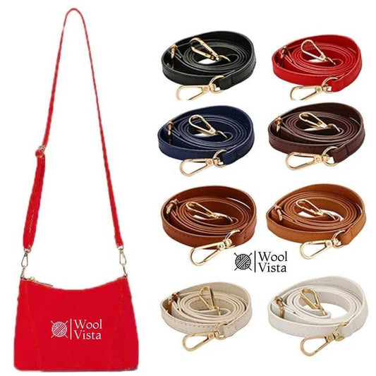 ADJUSTABLE PU LEATHER BAG STRAP