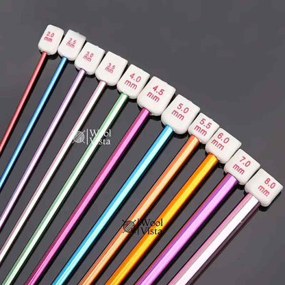 AFGHAN TUNISIAN CROCHET HOOK SET WITH FLEXIBLE WIRE – 11 SIZES (2MM TO 8MM)