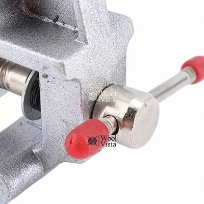 ALUMINUM BENCH VISE – 30MM JAW OPENING, PORTABLE CLAMP FOR JEWELRY, WOODWORKING & DIY CRAFTS