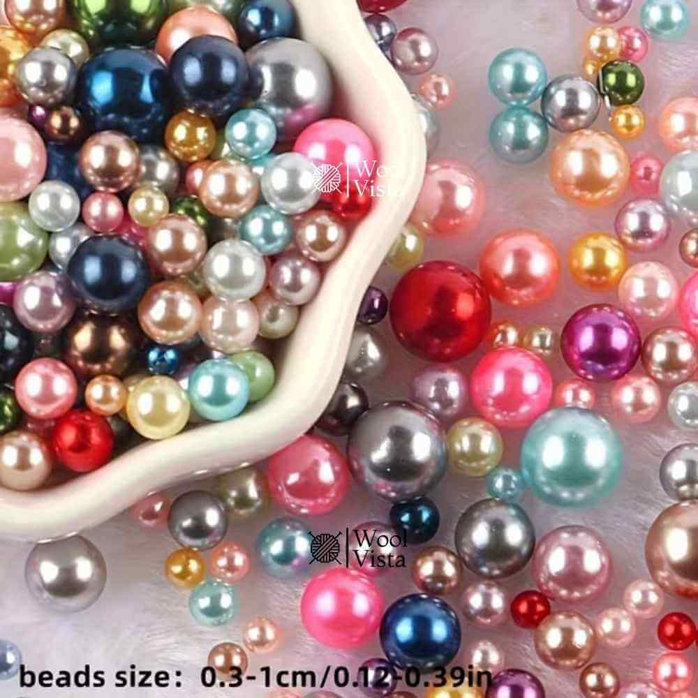 ASSORTED ROUND COLORS BEADS SET