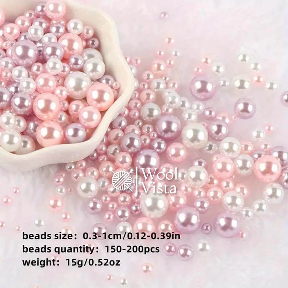 ASSORTED ROUND COLORS BEADS SET