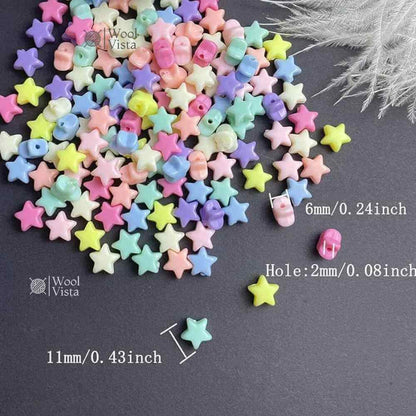 LARGE CHUNKY COLORFUL ACRYLIC BEADS – MIXED DIFFERENT SHAPES FOR NECKLACE BRACELET JEWELRY MAKING & DIY CRAFTS