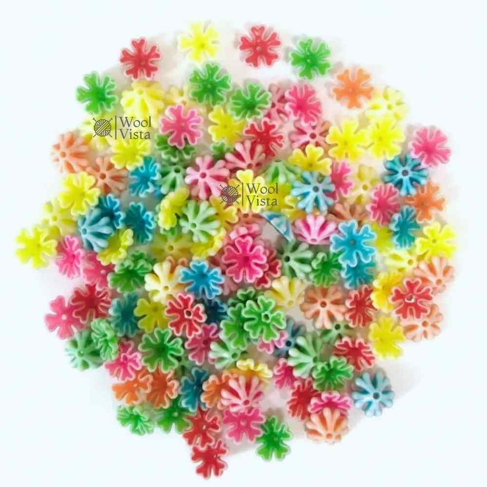 LARGE CHUNKY COLORFUL ACRYLIC BEADS – MIXED DIFFERENT SHAPES FOR NECKLACE BRACELET JEWELRY MAKING & DIY CRAFTS