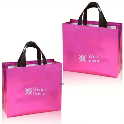 SHINY COLOURED NON-WOVEN GIFT BAGS