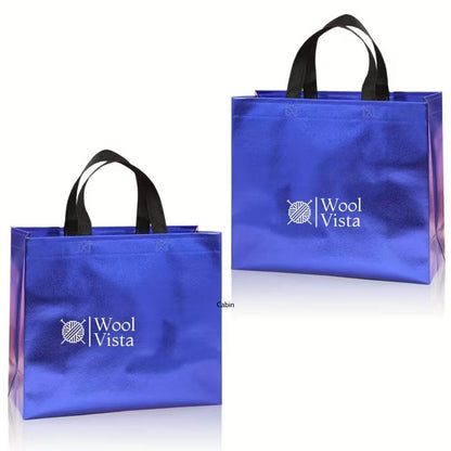 SHINY COLOURED NON-WOVEN GIFT BAGS