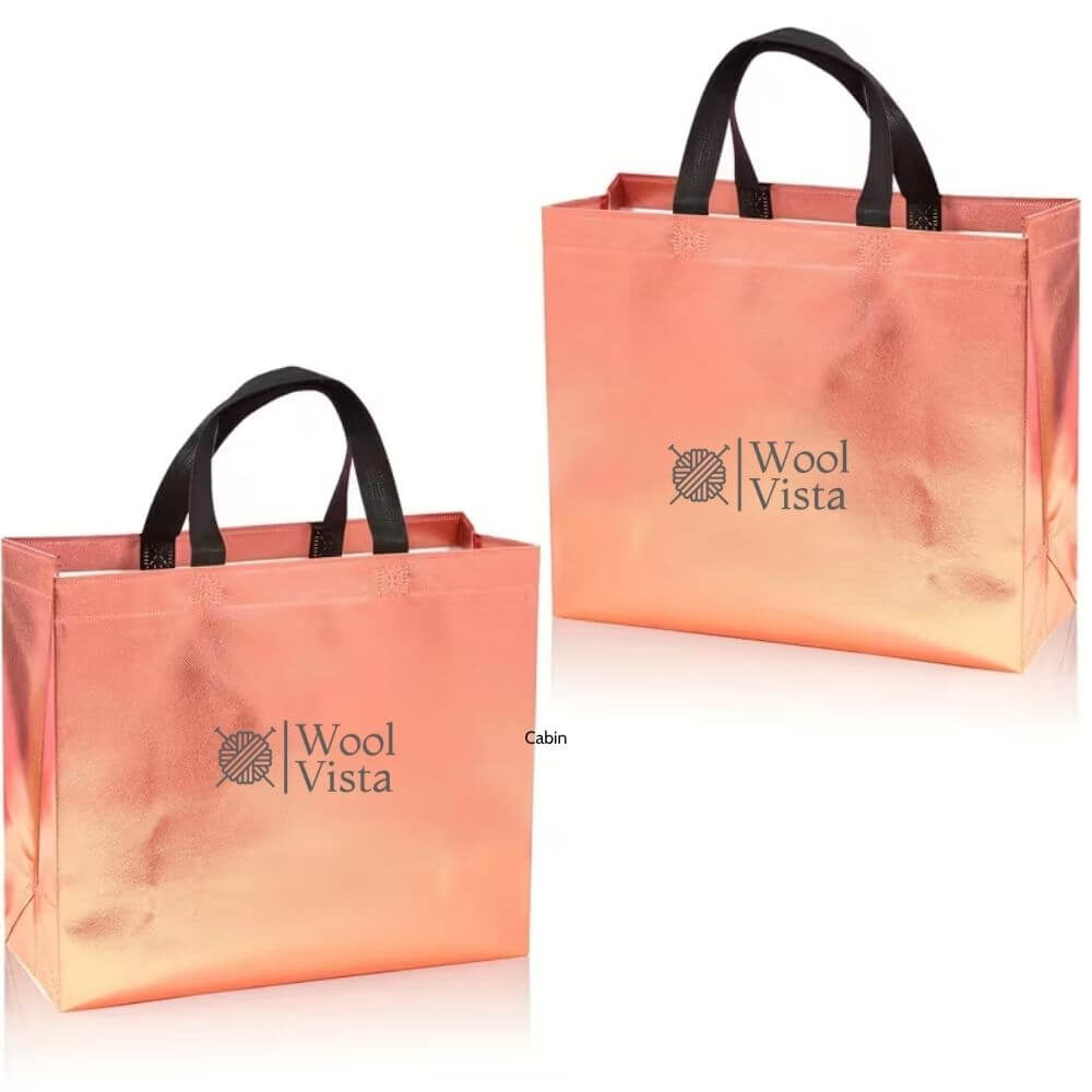 SHINY COLOURED NON-WOVEN GIFT BAGS