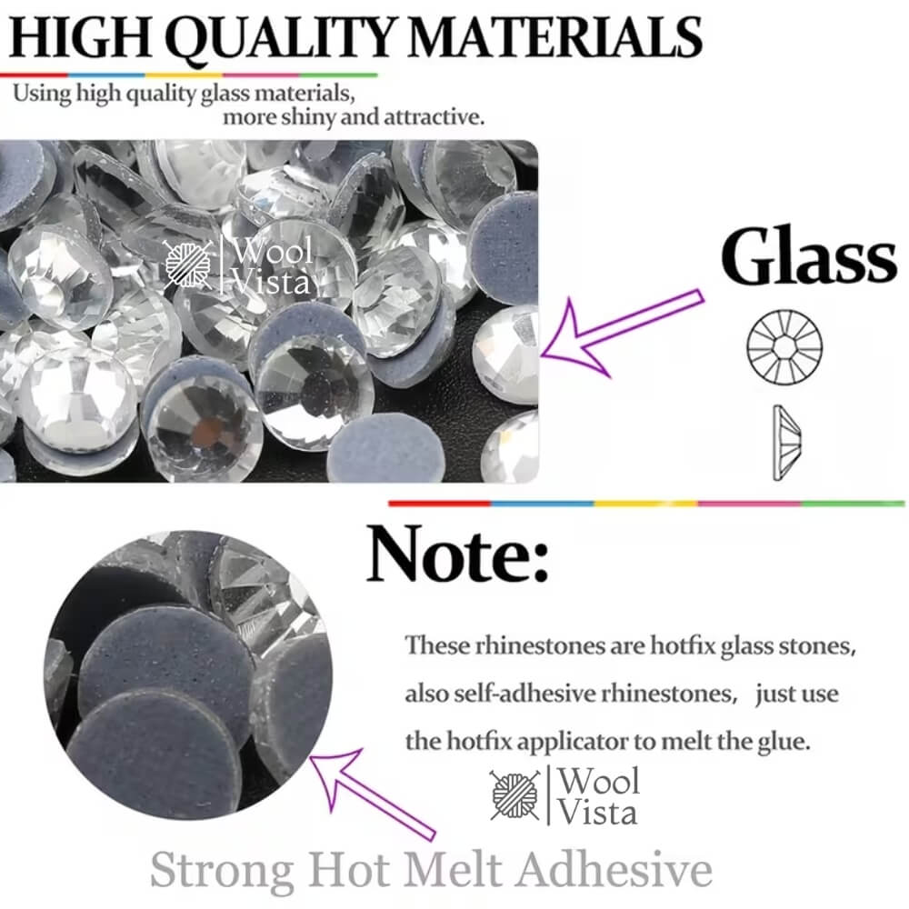 HOTFIX RHINESTONE APPLICATOR TOOL FAST HEATING HOT FIX WAND FOR IRON-ON RHINESTONES, GLASS CRYSTALS, DIAMOND GEMS, FABRIC DECORATION & DIY CRAFTS