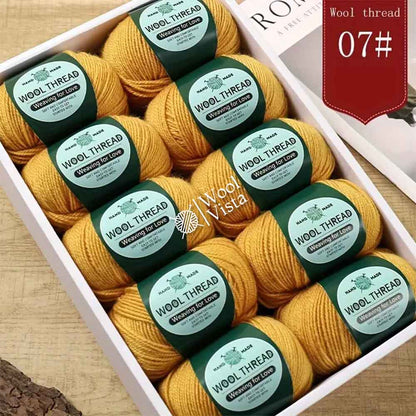 IMPORTED AUSTRALIAN PURE WOOL - 95% WOOL, 5% ANTI PILLING FIBER (PACK OF 10)