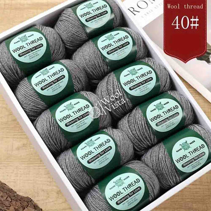 IMPORTED AUSTRALIAN PURE WOOL - 95% WOOL, 5% ANTI PILLING FIBER (PACK OF 10)