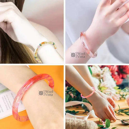 BANGLE BRACELET SILICONE MOLD – DIY JEWELRY CRAFT MAKING MOLD FOR RESIN ART, EPOXY CASTING & HANDMADE ACCESSORIES
