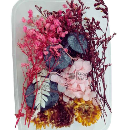 BOX OF NATURAL DRY FLOWERS FOR RESIN ART, CANDLE MAKING, SOAP CRAFTS & DIY DECORATIVE PROJECTS