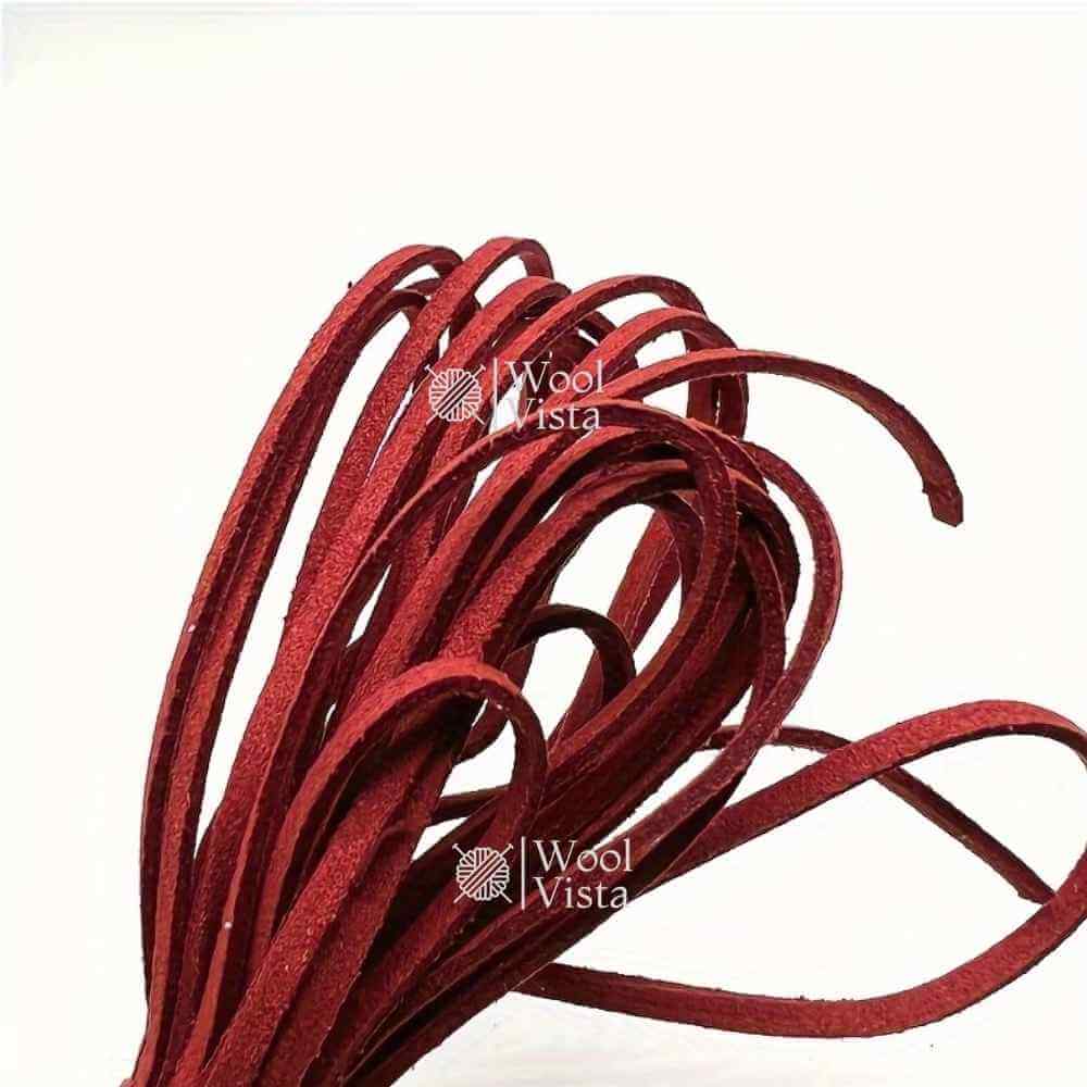 BRAIDED CORD KOREAN VELVET FAUX LEATHER BRACELET STRING – HANDMADE DIY BEADING CORD FOR JEWELRY MAKING, NECKLACES, BRACELETS, CRAFT SUPPLIES & ACCESSORIES