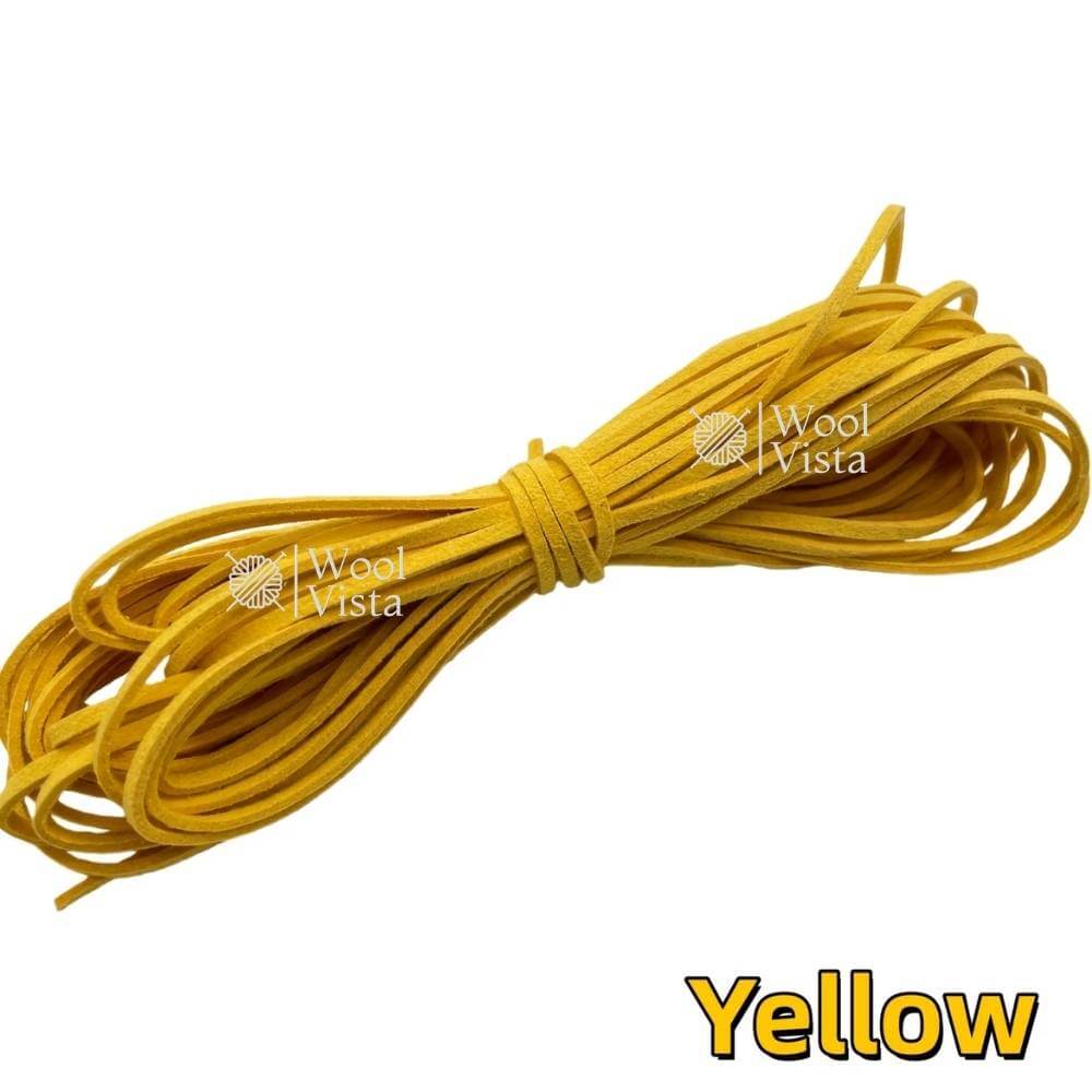 BRAIDED CORD KOREAN VELVET FAUX LEATHER BRACELET STRING – HANDMADE DIY BEADING CORD FOR JEWELRY MAKING, NECKLACES, BRACELETS, CRAFT SUPPLIES & ACCESSORIES